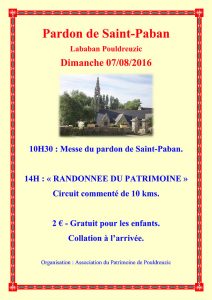 Randonnée pédestre... À la découverte de Lababan, dimanche 7 août à 14 heures