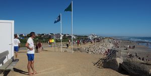 La plage de Penhors est surveillée chaque été.