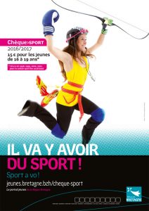 Visuel affiche "chèque sport" 2016