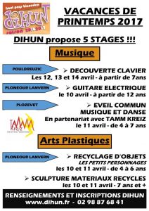 Dihun • stages printemps 2017