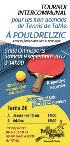 Tournoi intercommunal de tennis de table